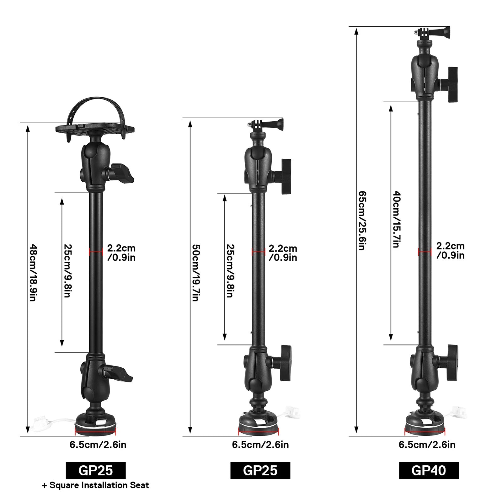 Kayak Camera Mount &ndash; Durable Aluminum And Nylon Build