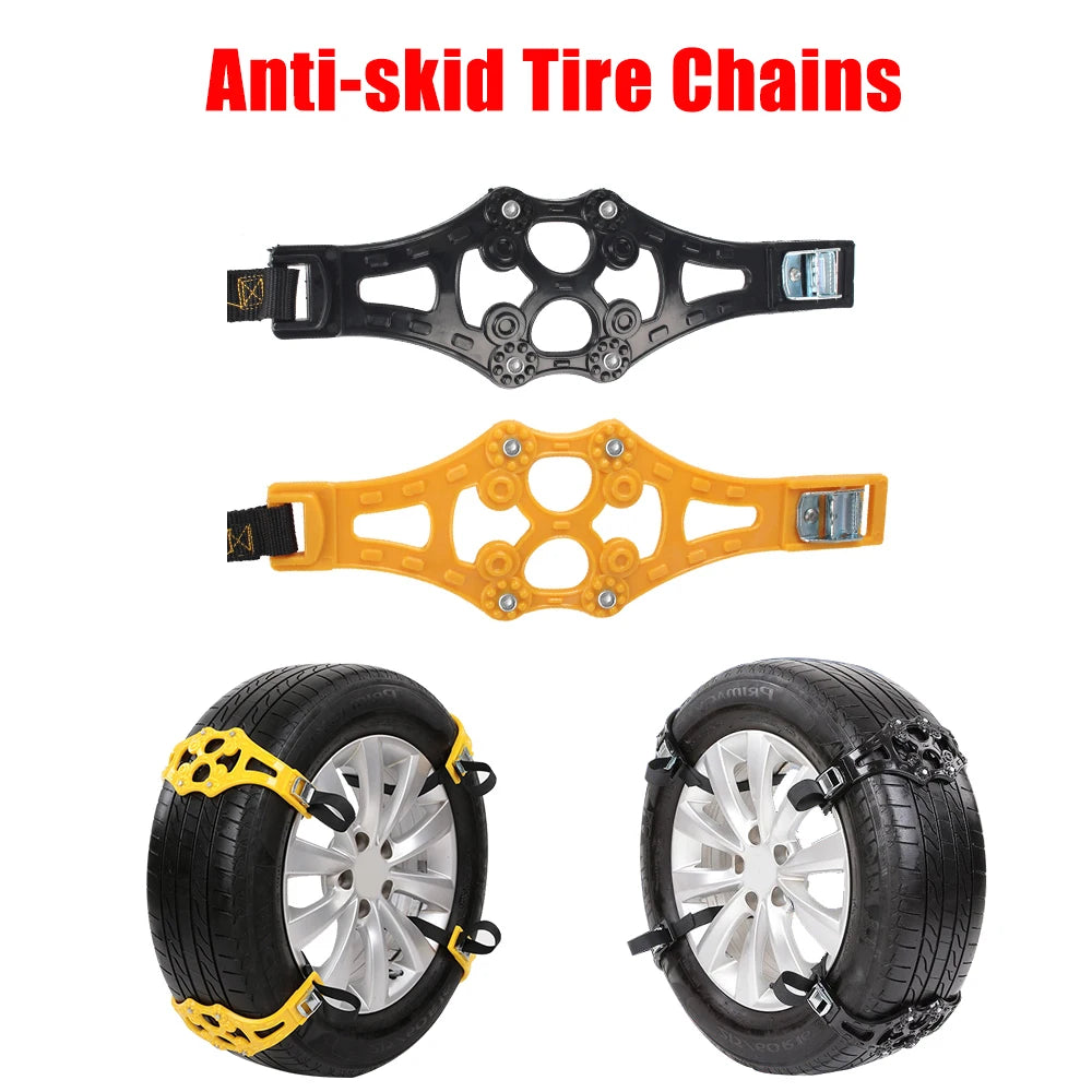 Car Snow Chains Anti-Skid Dual Buckle TPU &ndash; Strong Traction