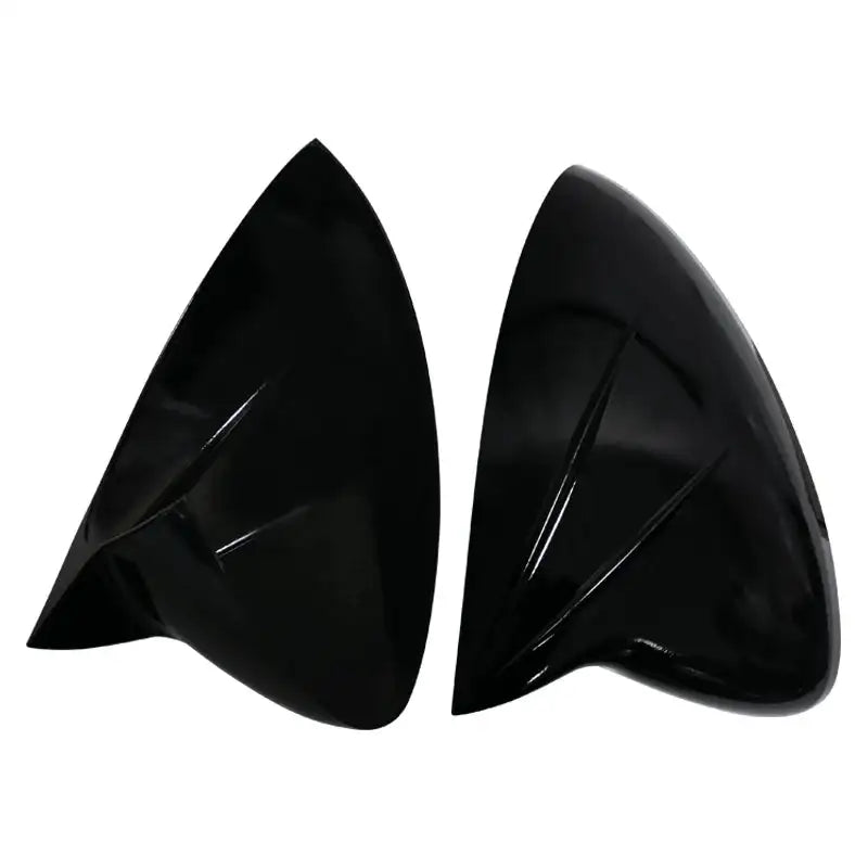 Carbon Fiber Style Black Mirror Covers For Porsche Cayenne