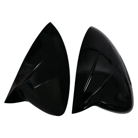 Carbon Fiber Style Black Mirror Covers For Porsche Cayenne