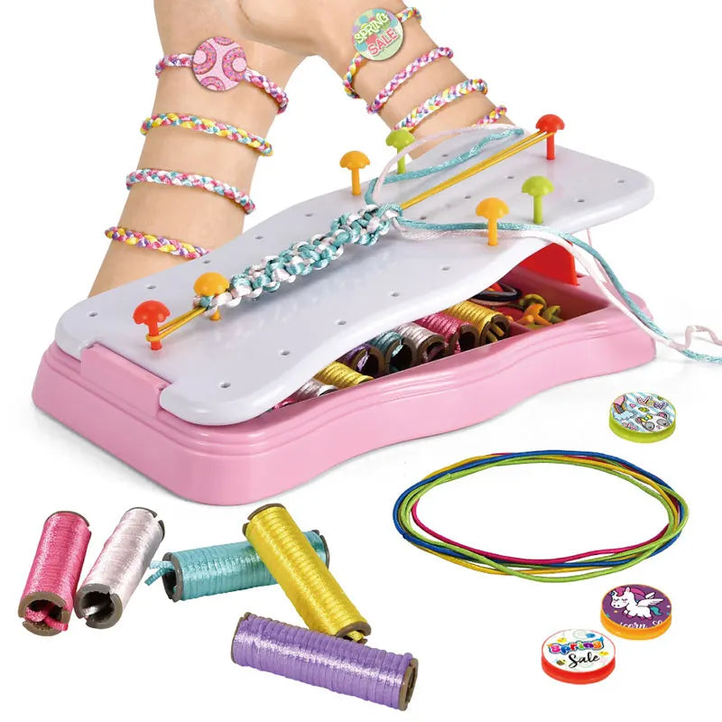 Girls Hand Rope Knitter Set - Sensory Bracelet Making