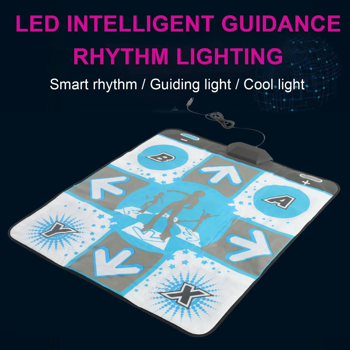 Non-Slip Party Single Dancing Pad &ndash; Compatible With Wii Console