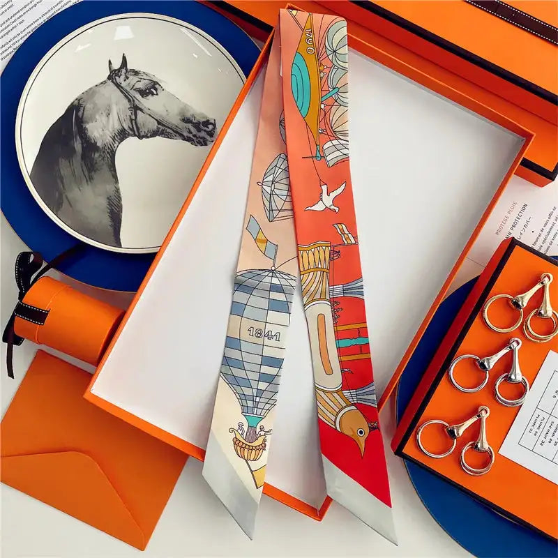 JTVOVOC Silk Scarf &ndash; Elegant Versatility for Any Outfit JZP024-03 / 5x85cm