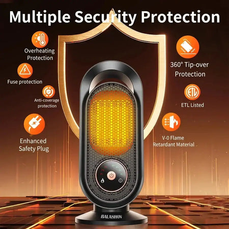 1000W Portable Mini Electric Space Heater For Home Office