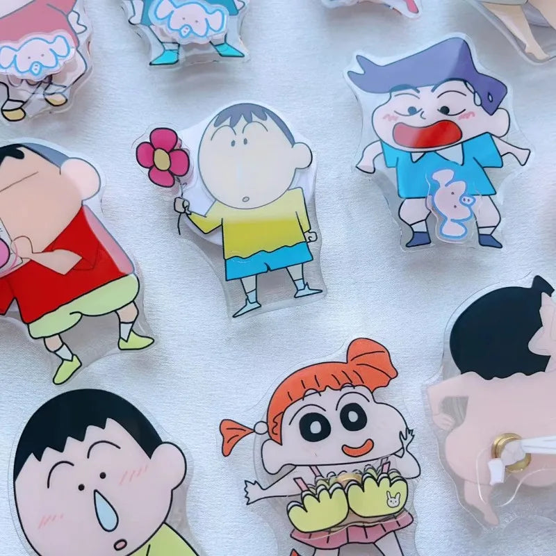 Crayon Shin-chan 3D Cute Cartoon Phone Socket Folding Holder