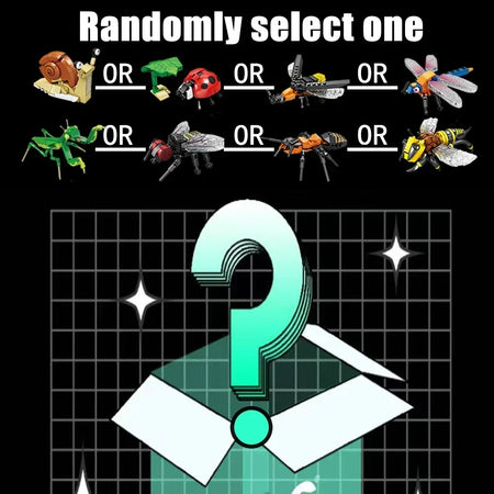 Knew Built Ladybug Blocks Set &ndash; Durable Educational Play Randomly select one / in-bag