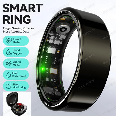 For Xiaomi Smart Ring - Bluetooth Heart Rate &amp; Blood Oxygen Monitor