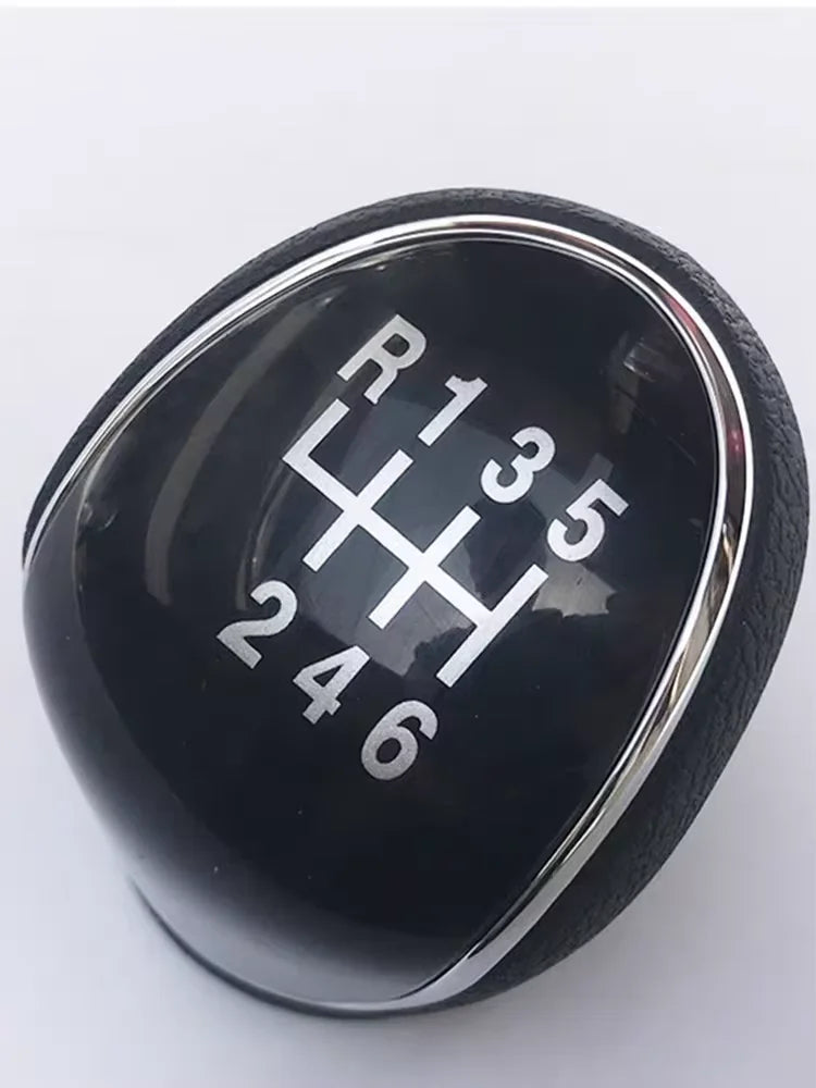 Leather Gear Shift Knob 6-Speed Manual for JAC Refine S3 S5 S7 T6 T8 by InterCyprus Trading Ltd