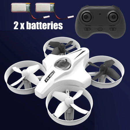 Hywiwine H10X Mini Drone with Headless Mode and 360-Degree Flip white 2 battery