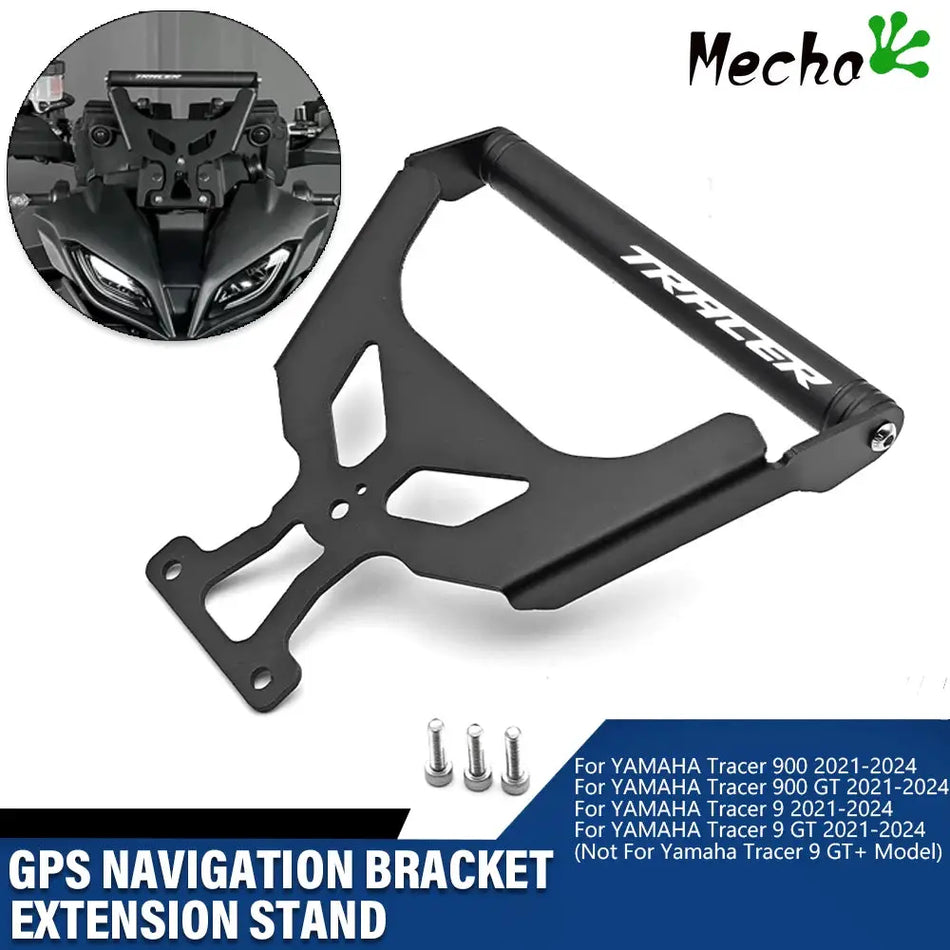 GPS Phone Mount With Aluminum Bracket For Yamaha Tracer 9 GT by InterCyprus Trading Ltd