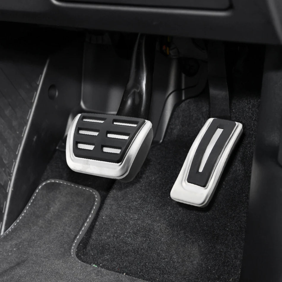 Антихлъзгащи калъфи за педали от неръждаема стомана за Audi A4 B9 A5 A6 A7 Q5 Q7 Q8 RHD AT съвместими