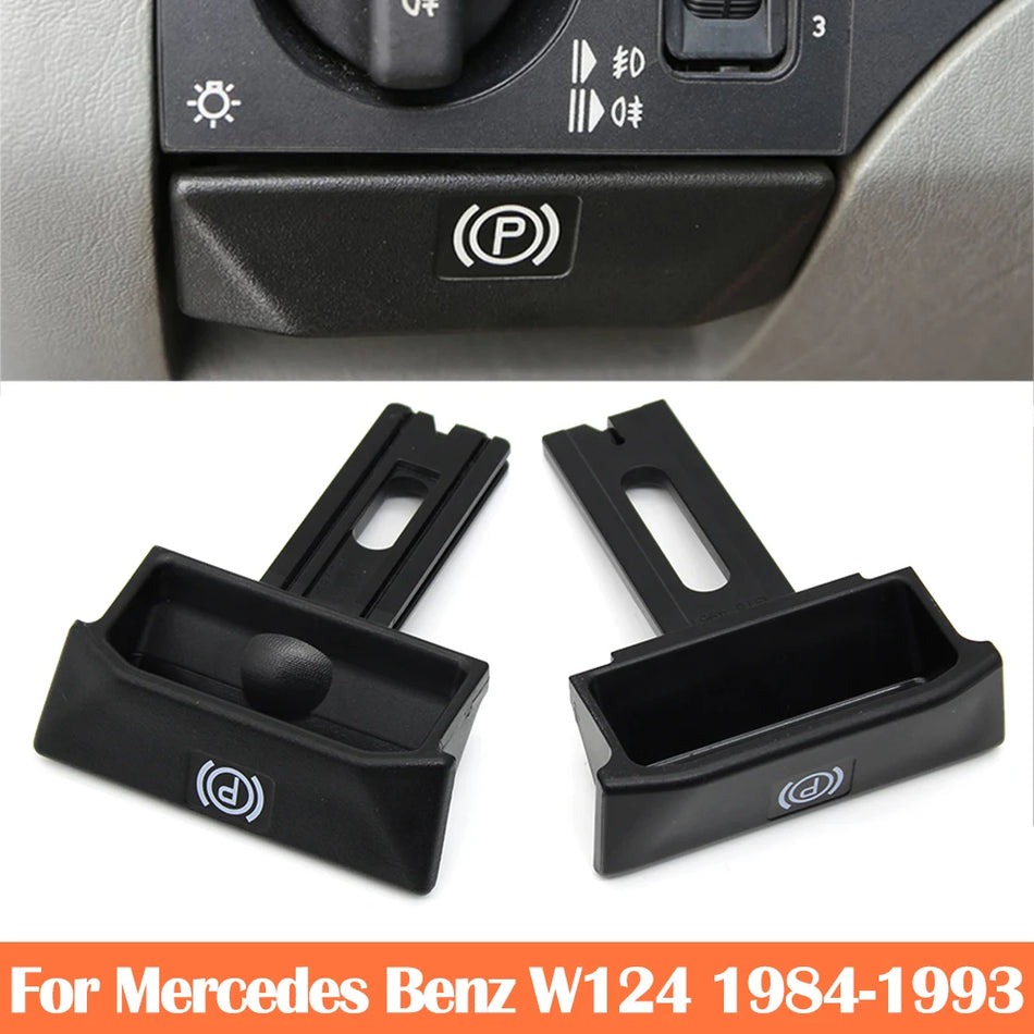 Hand Brake Switch Lever Release PC and ABS With Rubberized Coating for Mercedes W124 1984-1993