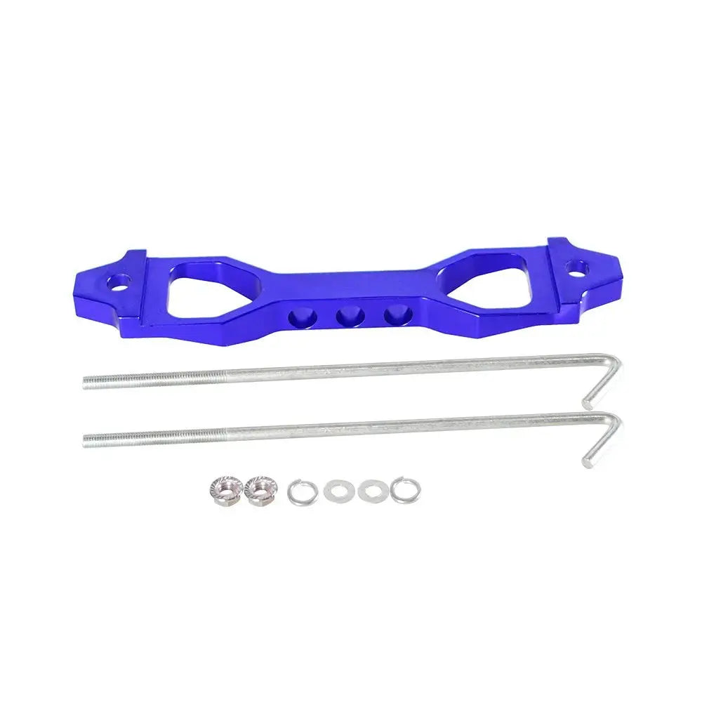 14CM/19CM Battery Hold Down Set, Car Racing Battery Tie Down Bracket Holder Lock Mount with J Bolts by InterCyprus Trading Ltd