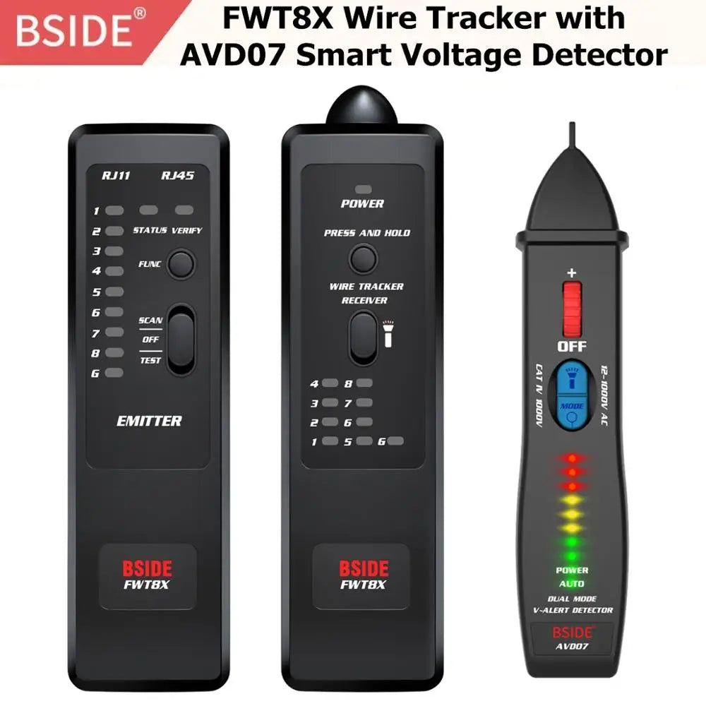 Tk Hot Bside Network Cable Tracker &ndash; Multi-Mode Tracer FWT8X-AVD07 Kit / CHINA