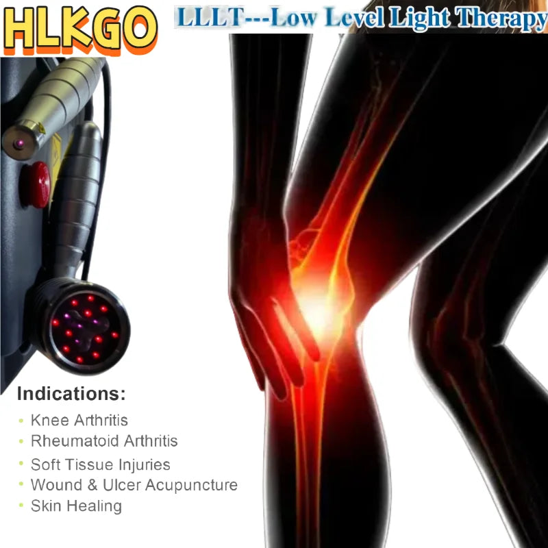 1055mW elektro laserová terapie zařízení s dvojitými sondami úleva od bolesti