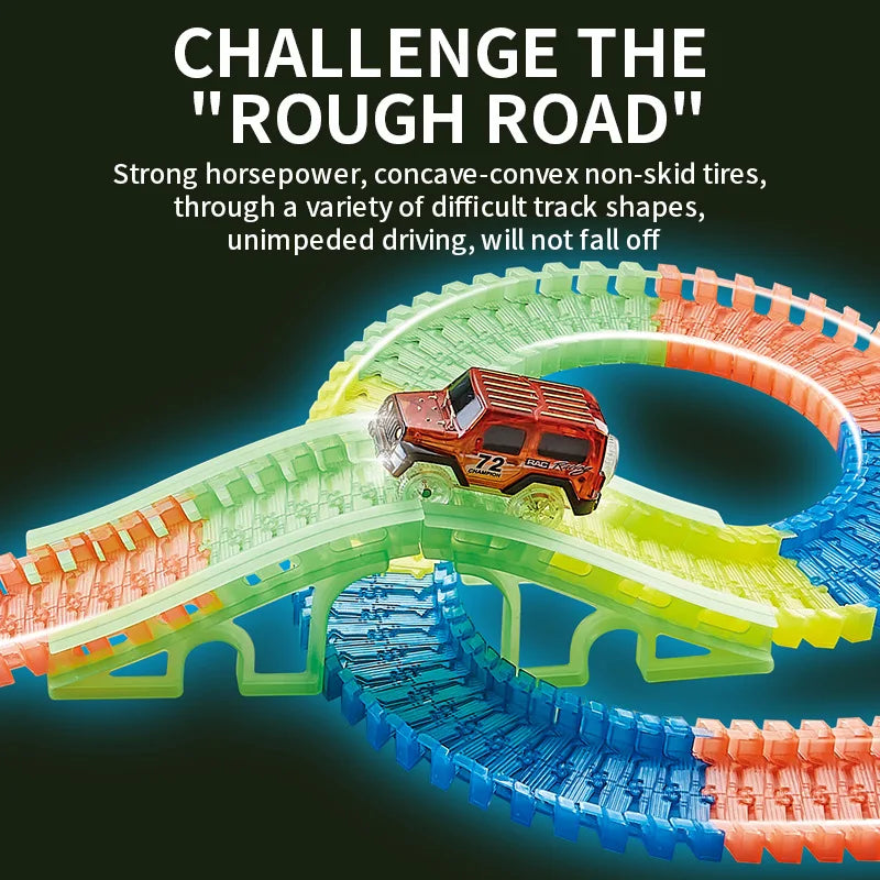 Mitty Kids Night Light Track Set &ndash; Easy Assembly Fun