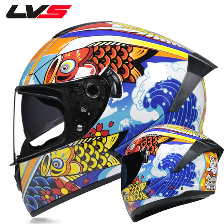Full Face Racing Helmet Winter Visor &ndash; Double Visor Warmth