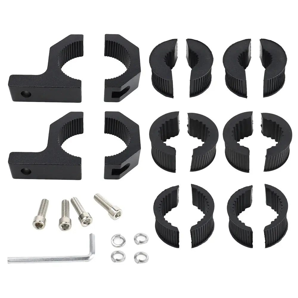 Off-Road LED Light Bar Mounting Bracket Kit for 1"/1.5"/1.75"/2" Universal Aluminum ATV UTV Motorcycle Truck Whip Light Mount by InterCyprus Trading Ltd