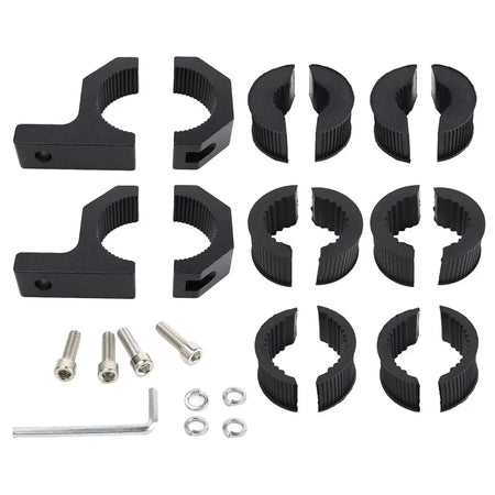 Off-Road LED Light Bar Mounting Bracket Kit for 1"/1.5"/1.75"/2" Universal Aluminum ATV UTV Motorcycle Truck Whip Light Mount by InterCyprus Trading Ltd
