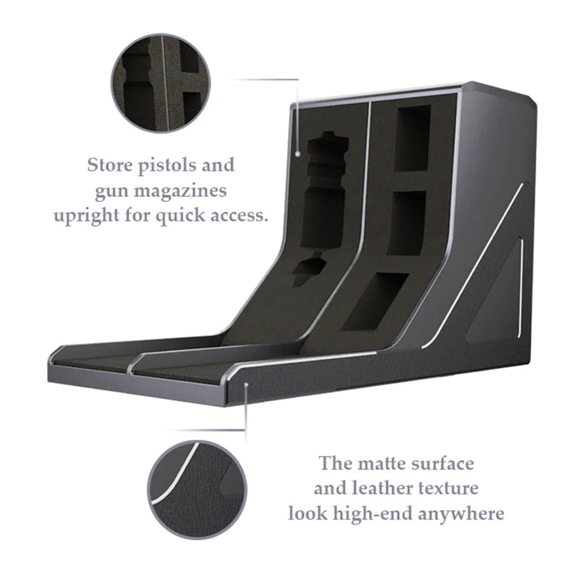 Pistol Rack Gun Safe Cabinet &ndash; Universal Protective Holster