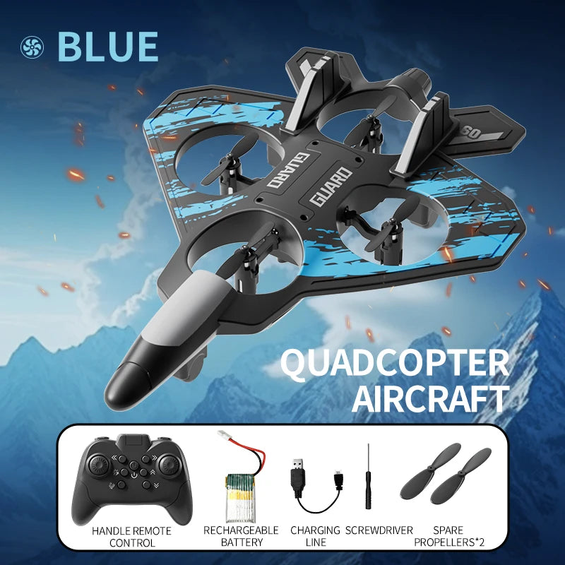 Remote Control Fighter Model Glider &ndash; App-Controlled Fun Blue