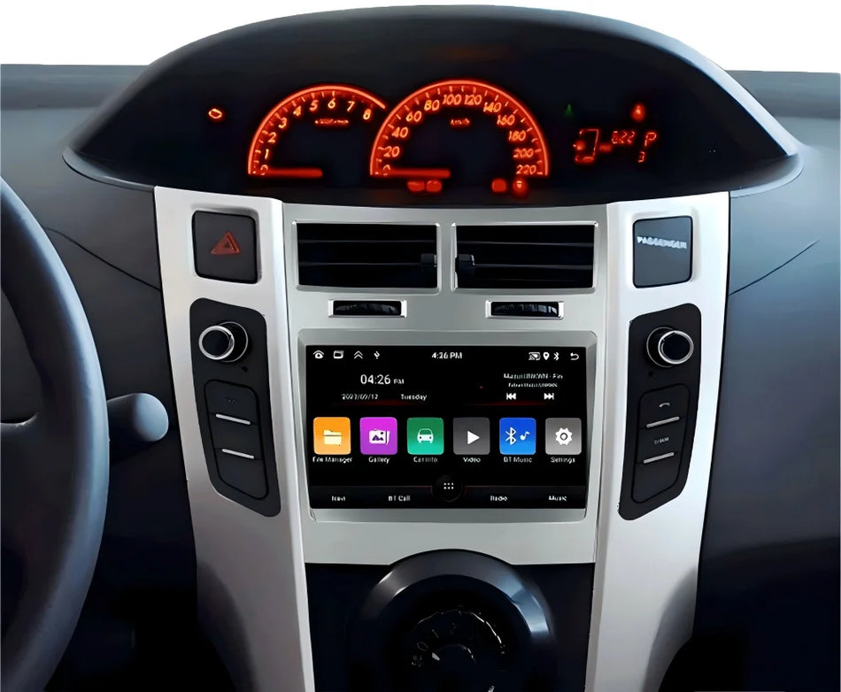 Podwójna jednostka główna z Carplay i Android Auto do Toyoty Yaris Vitz z GPS