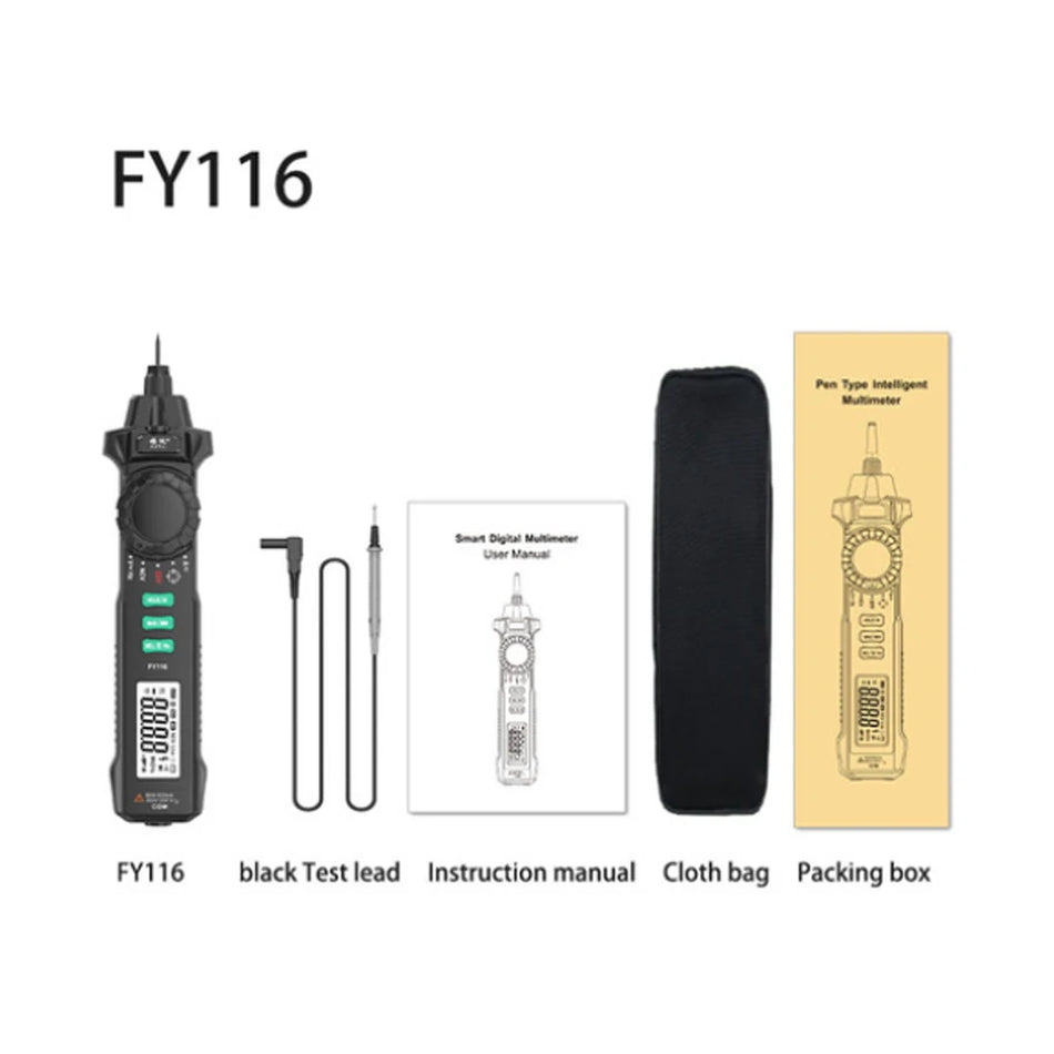 FY116 Digital Multimeter &ndash; Portable Pen Type 6000 Counts