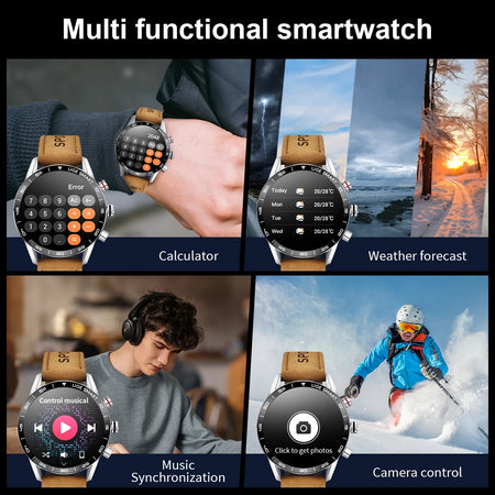 LIGE 2024 Rugged Military GPS Smart Watch &ndash; AMOLED Display