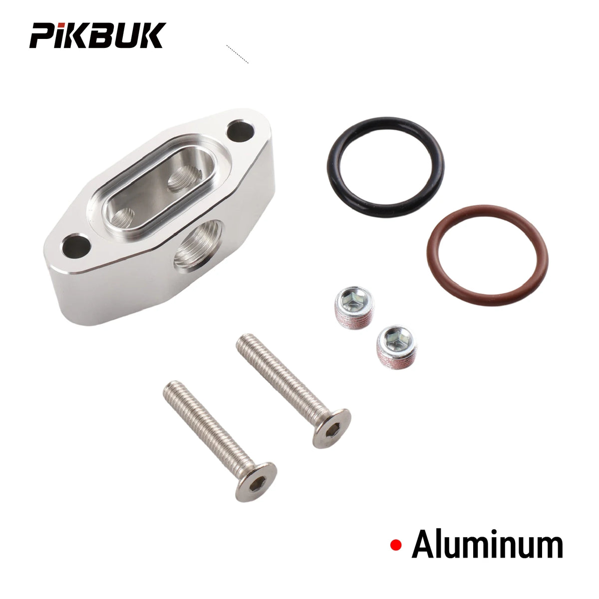 Aluminum Oil Pressure Sensor Adapter Plate For LS Engines by InterCyprus Trading Ltd