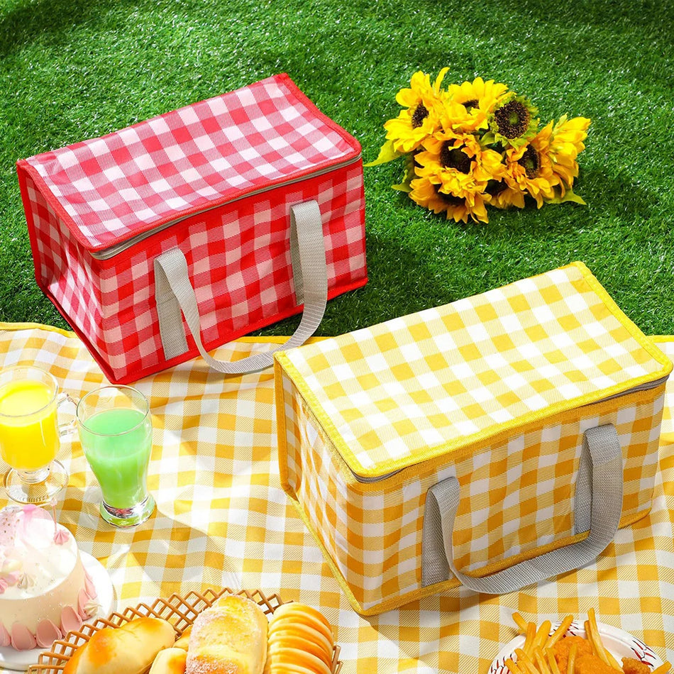 Borsa da picnic termica a grande capacità con doppia cerniera