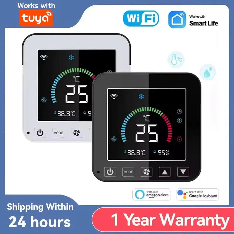 Smart WiFi AC Controller With LCD Touch Screen For Alexa Google Home Tuya by InterCyprus Trading Ltd