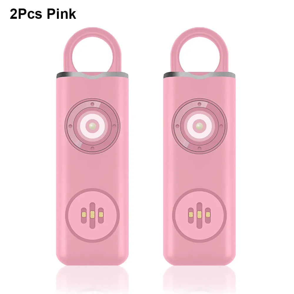 Awapow AF2004 Personal Defense Alarm - 130dB Siren With LED 2Pcs Pink / S