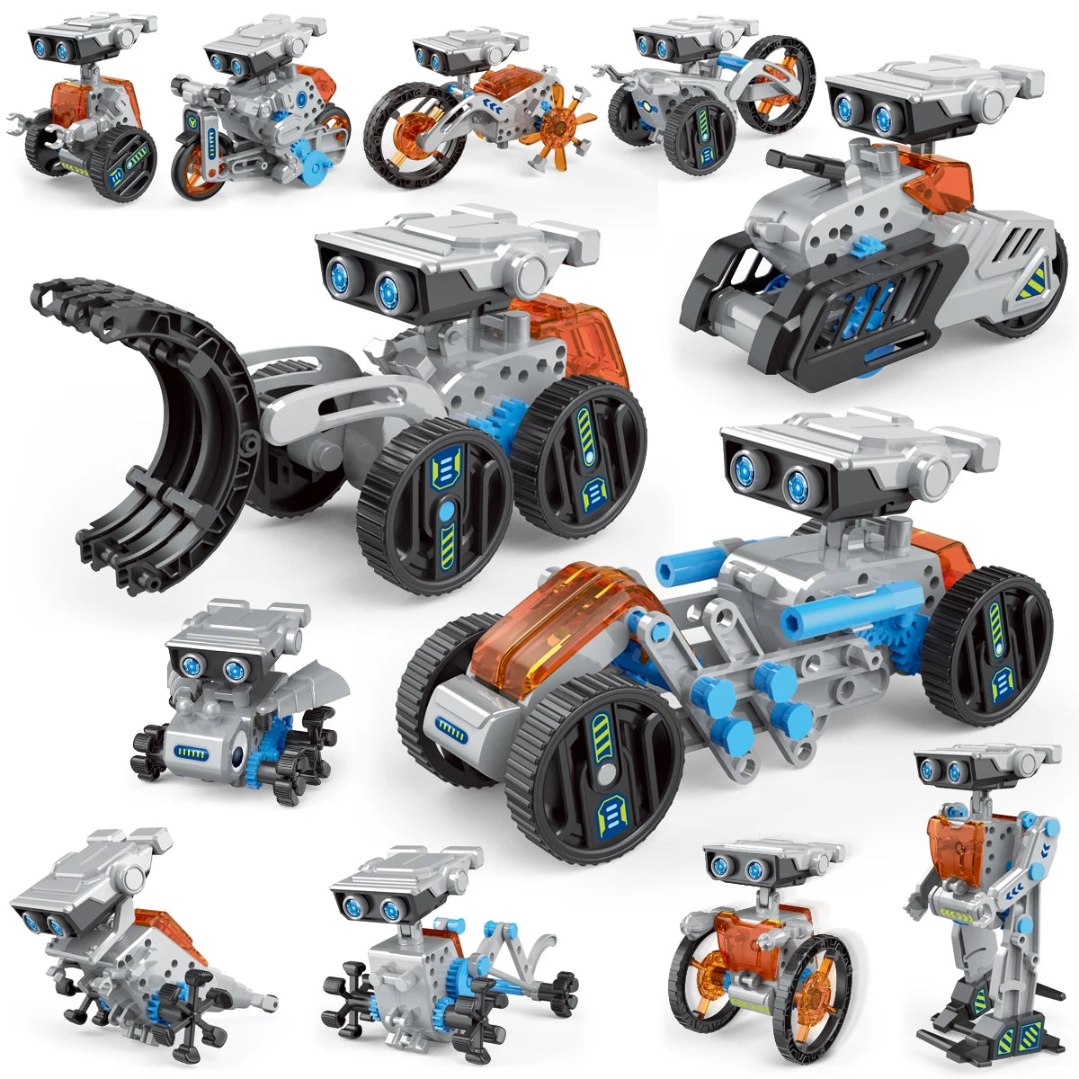 12-in-1 DIY Solar Robot Kit for Kids &ndash; STEM Educational Science and Engineering Toy