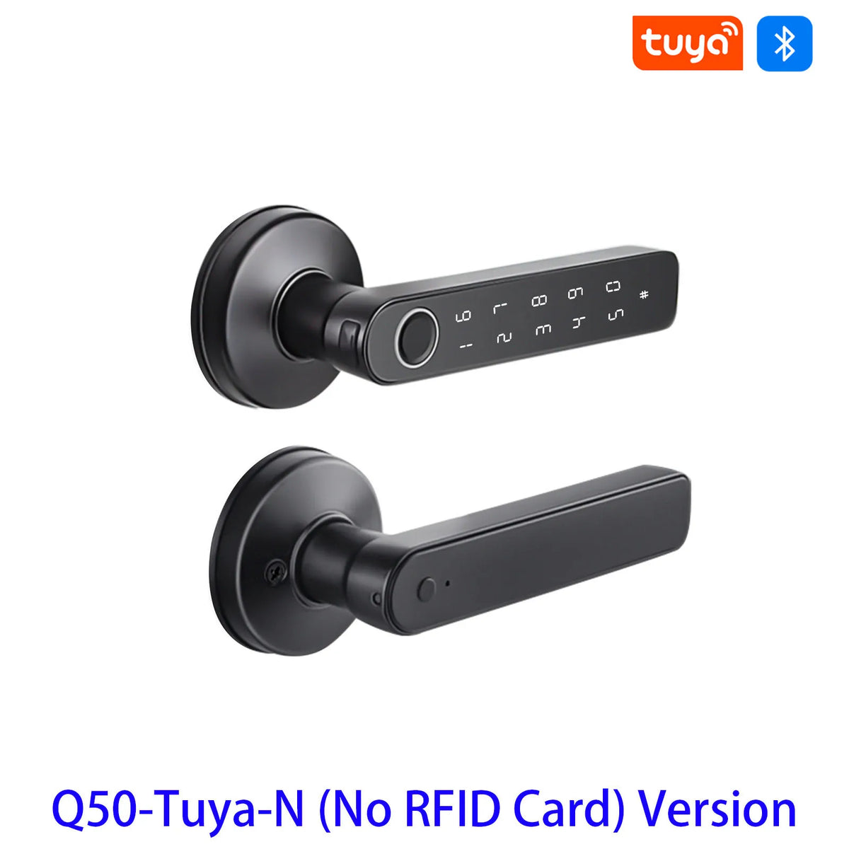 Tuya Smart Fingerprint Door Lock &ndash; Biometric Keyless Entry Q50-tuya-Non