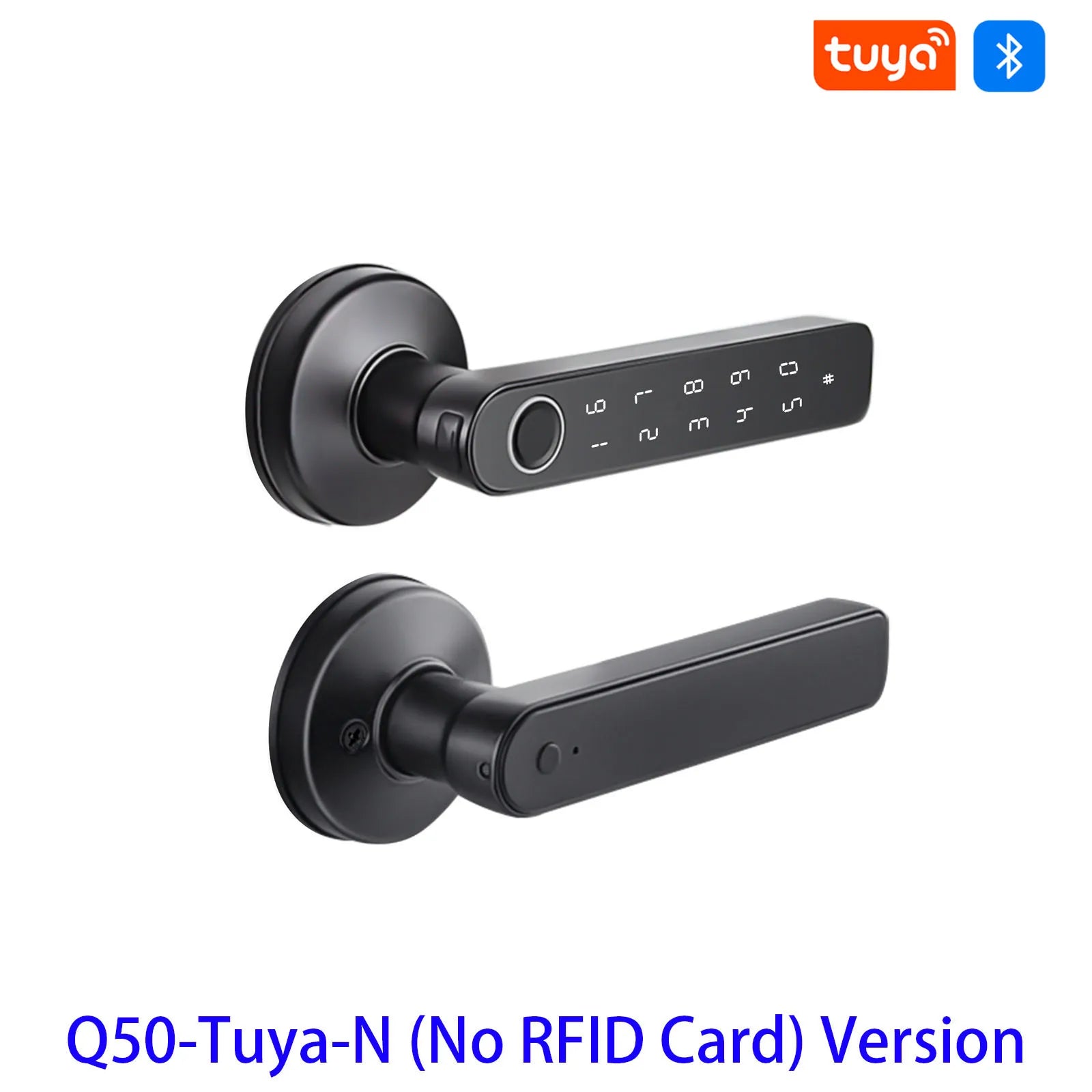 Tuya Smart Fingerprint Door Lock &ndash; Biometric Keyless Entry Q50-tuya-Non