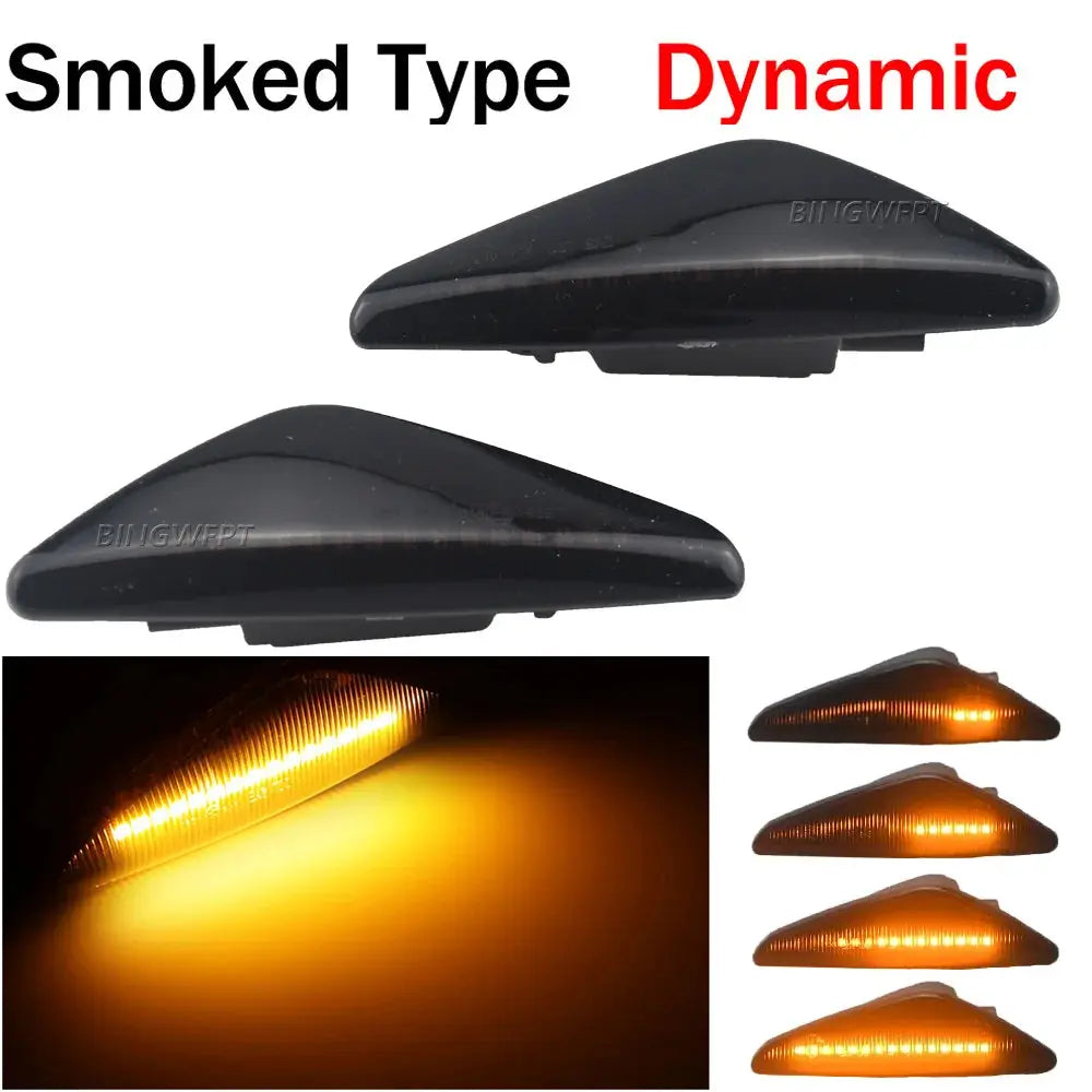 2x Sequential Flashing LED Turn Signal Side Marker Lights For BMW X3 F25 X5 E70 X6 E71 E72 Blinker Lamps 63137171007/8 by InterCyprus Trading Ltd