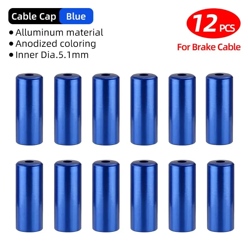 5mm Alloy Bicycle Brake Cable End Cap &ndash; Durable CNC-Machined Protection 5mm Brake BU 12pc / CHINA
