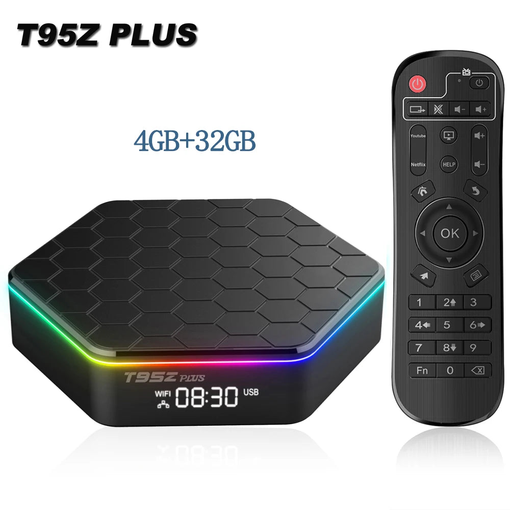 T95ZPLUS Global Version Smart TV Box &ndash; 4K HDR10 Streaming 4GB32GB / AU Plug
