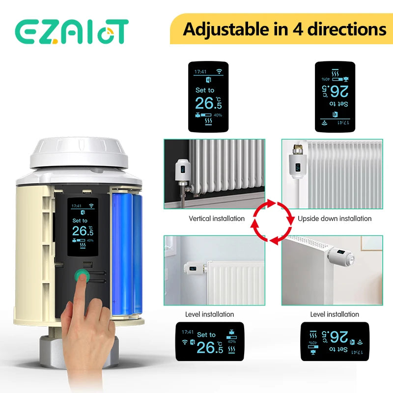 Tuya Smart ZigBee Radiator Actuator TRV - Energy Saving Mode