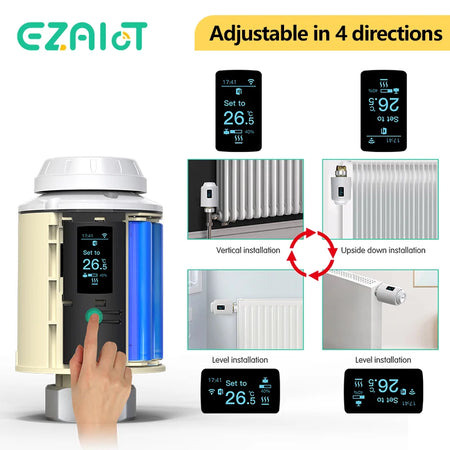Tuya Smart ZigBee Radiator Actuator TRV - Energy Saving Mode