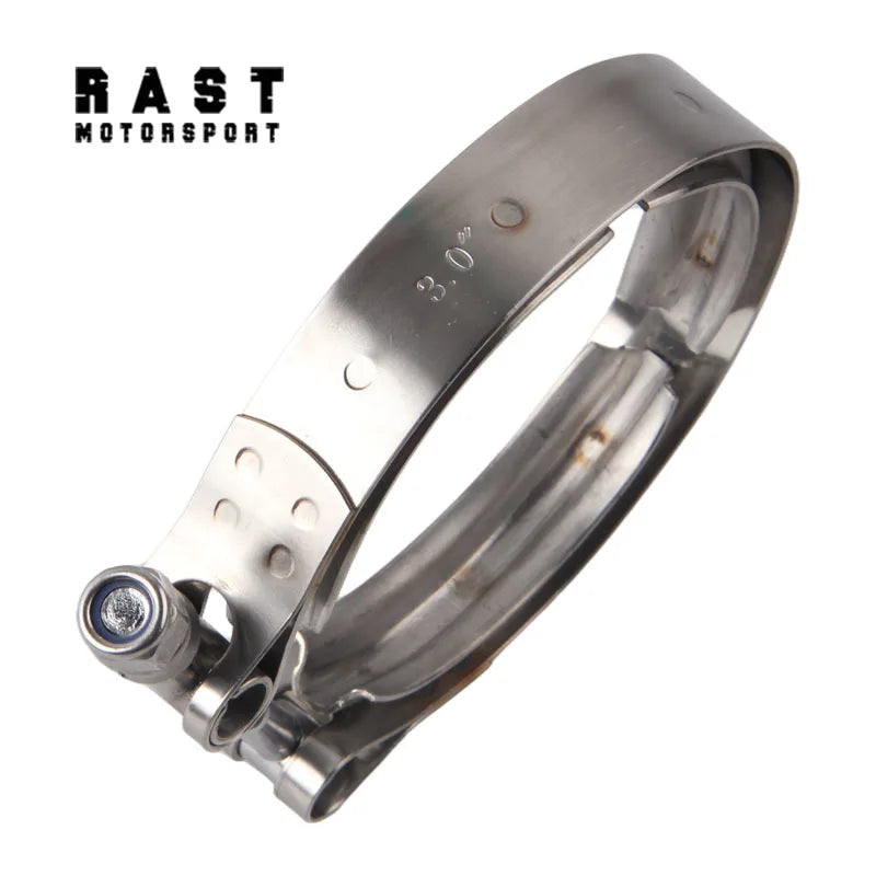 304 Edelstahl V-Band-Klemme für Turbo-Auspuffrohr, 2,5-3,5 Zoll