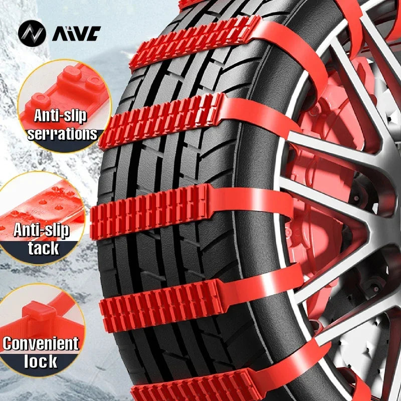 20/40PCS Car Tyre Snow Chains &ndash; Winter Traction On Snow