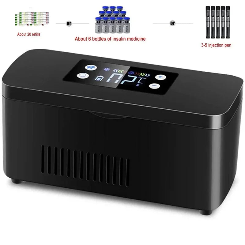 Insulin Cooler Portable &ndash; USB Rechargeable Travel Medicine