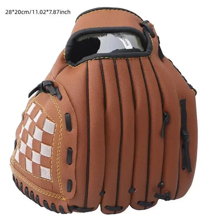 Baseball Glove Softball Practice Equipment &ndash; Size Range Brown 11.5in