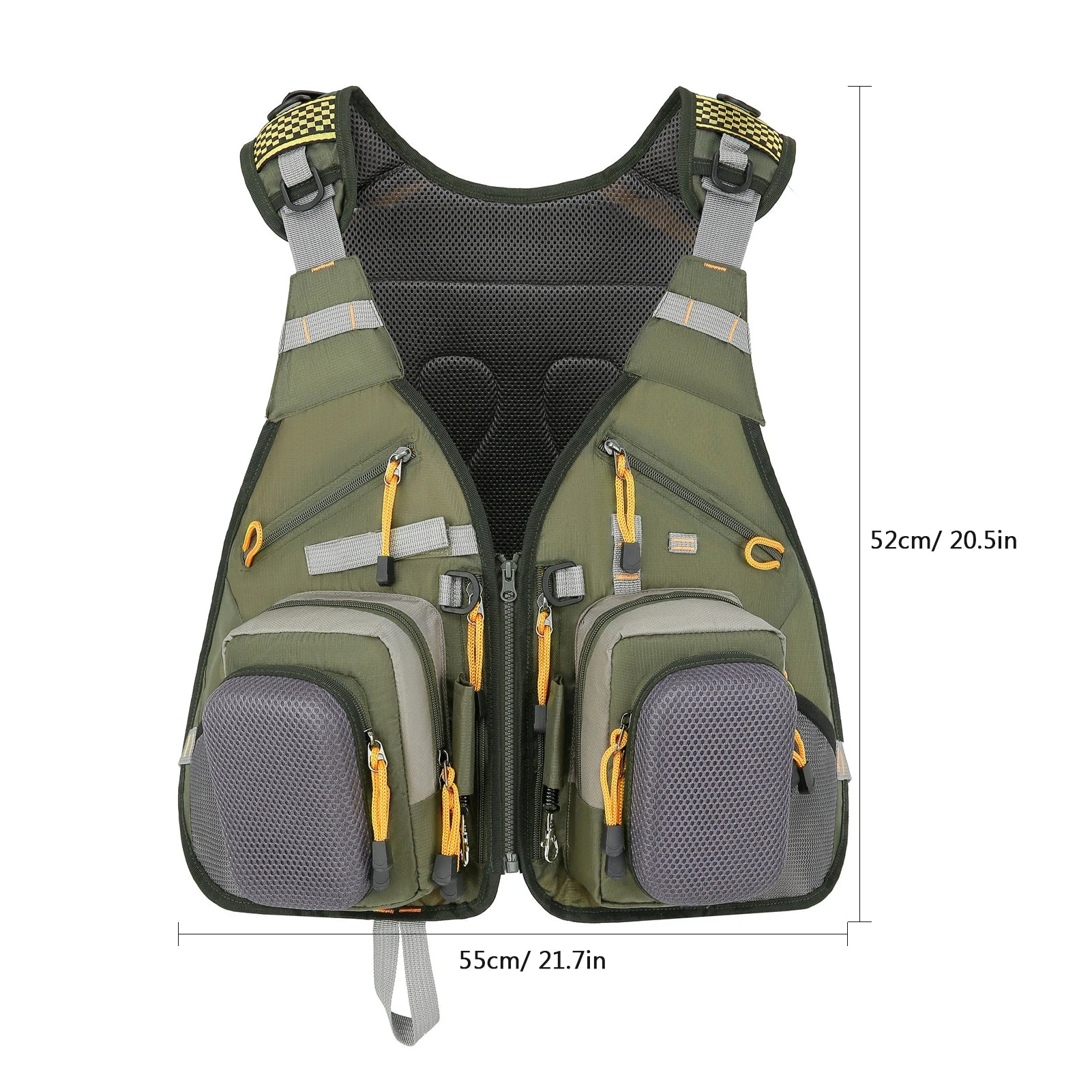 LIXADA 16 Fishing Vest &ndash; Customizable Comfort And Straps Fishing Vest