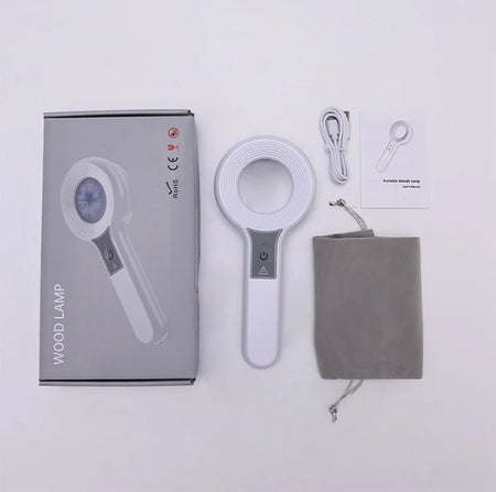 Woods Lamp Skin Analyzer Portable &ndash; UV Skin Diagnostic Tool Rechargeable USB