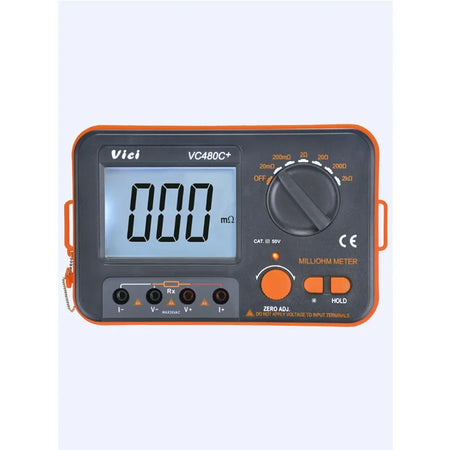 VC480C+ Digital Milliohmmeter &ndash; Wide 0.01m&Omega; to 2k&Omega; Range