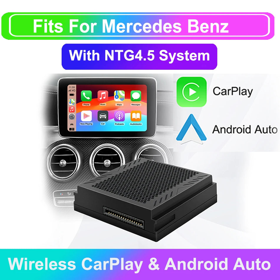 Modul Wireless CarPlay Android Auto Mercedes-Benz NTG 4.5 pentru A, C, E, CLA