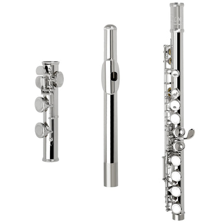 LDF-660 Flute &ndash; Closed Hole Nickel Silver Construction
