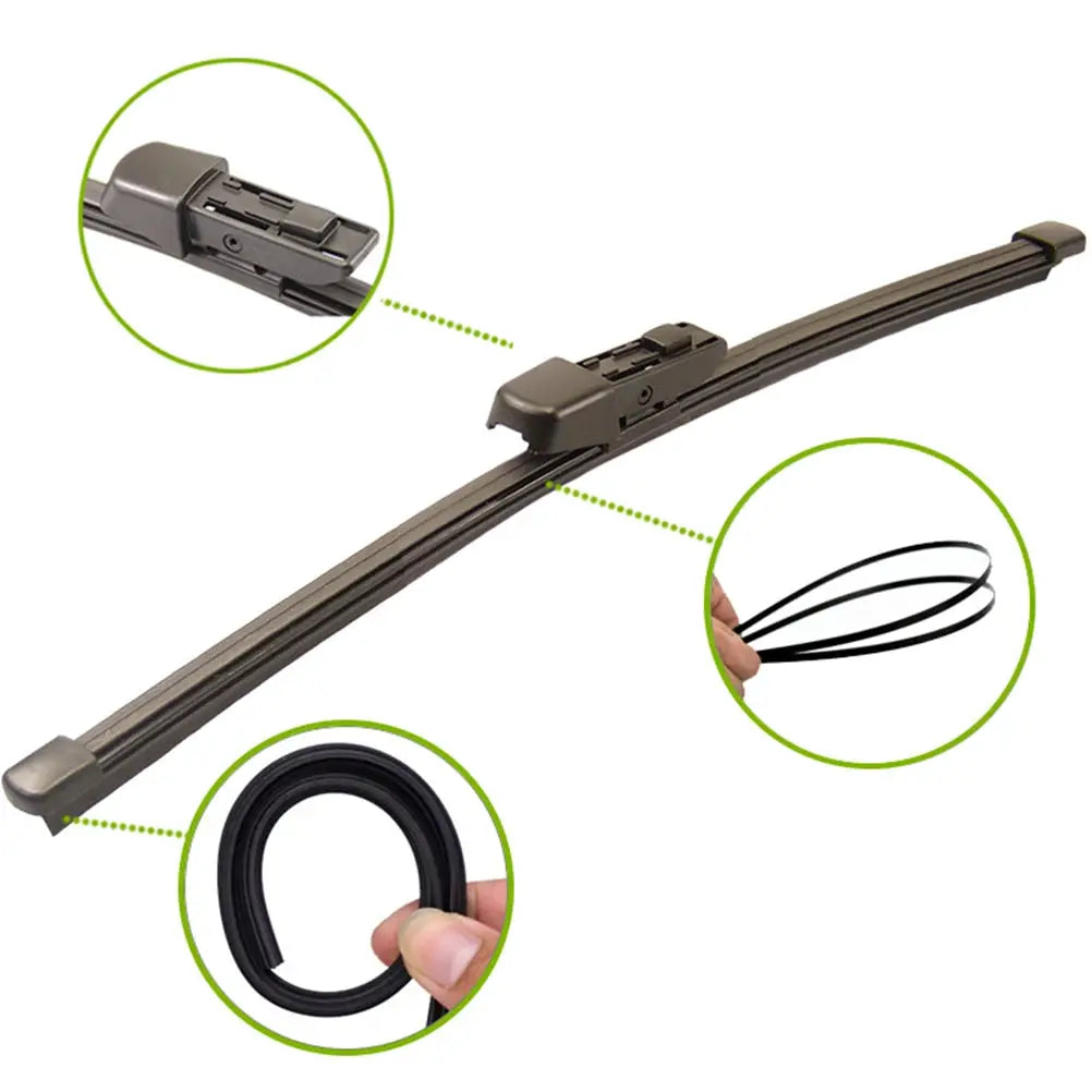 Misima Upgarde Rear Windshield Wiper Blade Arm For Ford Fiesta MK 5 2002 - 2008 Hatchback Rear Window 2003 2004 2005 2006 2007 by InterCyprus Trading Ltd